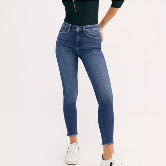 NWT Free‎ People Raw Hem High Rise Jegging Jeans 26 - Picture 1 of 10